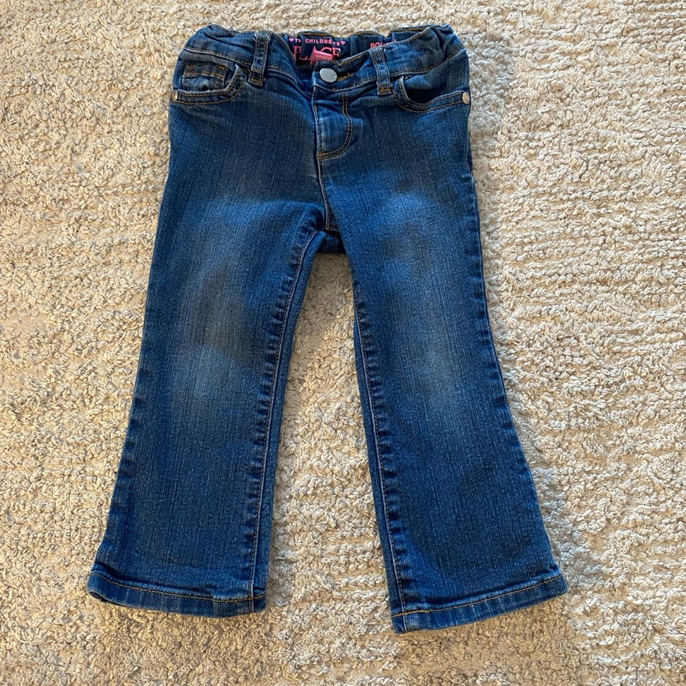 The Children’s Place Kids Blue Denim Boot Cut Jeans Size 2T